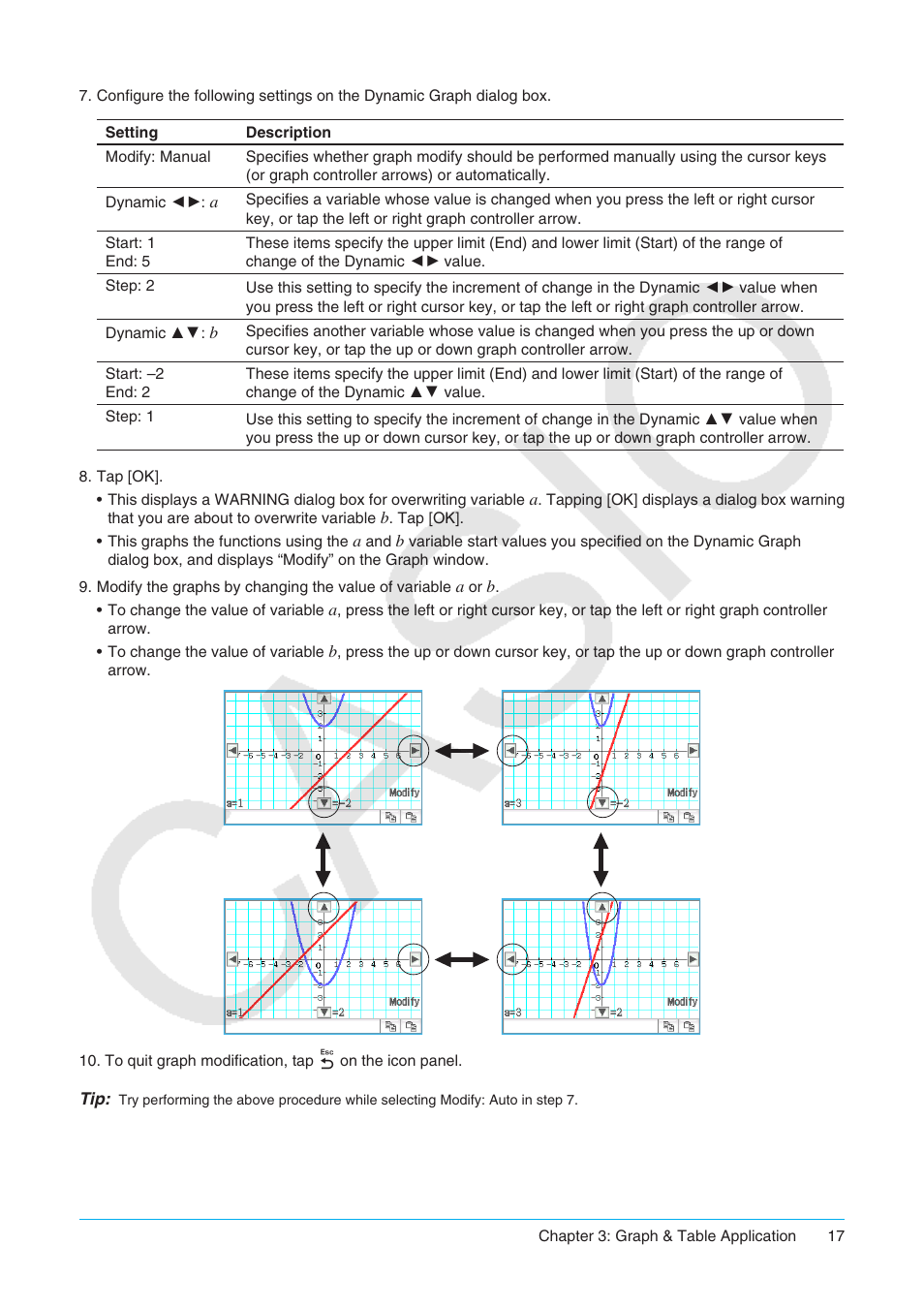 Casio ClassPad II fx-CP400 Examples User Manual | Page 17 / 43