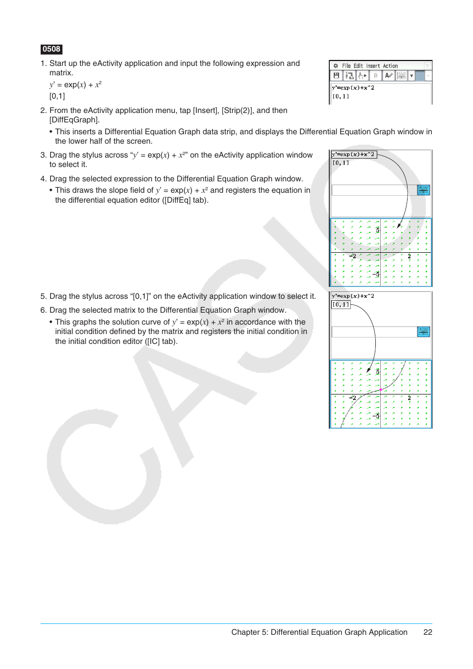 Casio ClassPad II fx-CP400 Examples User Manual | Page 22 / 43