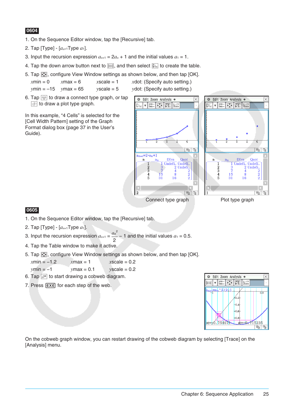 Casio ClassPad II fx-CP400 Examples User Manual | Page 25 / 43