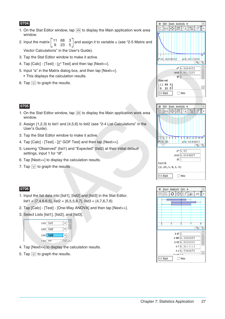 Casio ClassPad II fx-CP400 Examples User Manual | Page 27 / 43