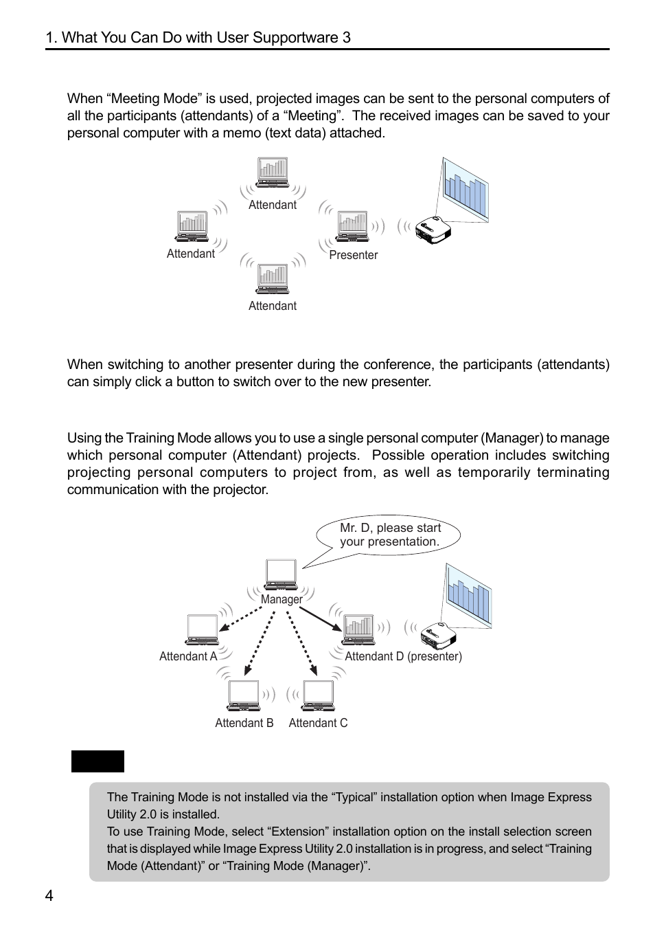 Click switching of presenter | Dukane 8808 User Manual | Page 146 / 178