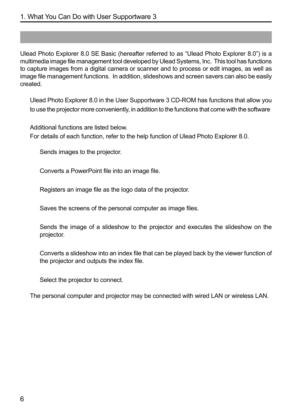3. ulead photo explorer 8.0 se basic | Dukane 8808 User Manual | Page 148 / 178