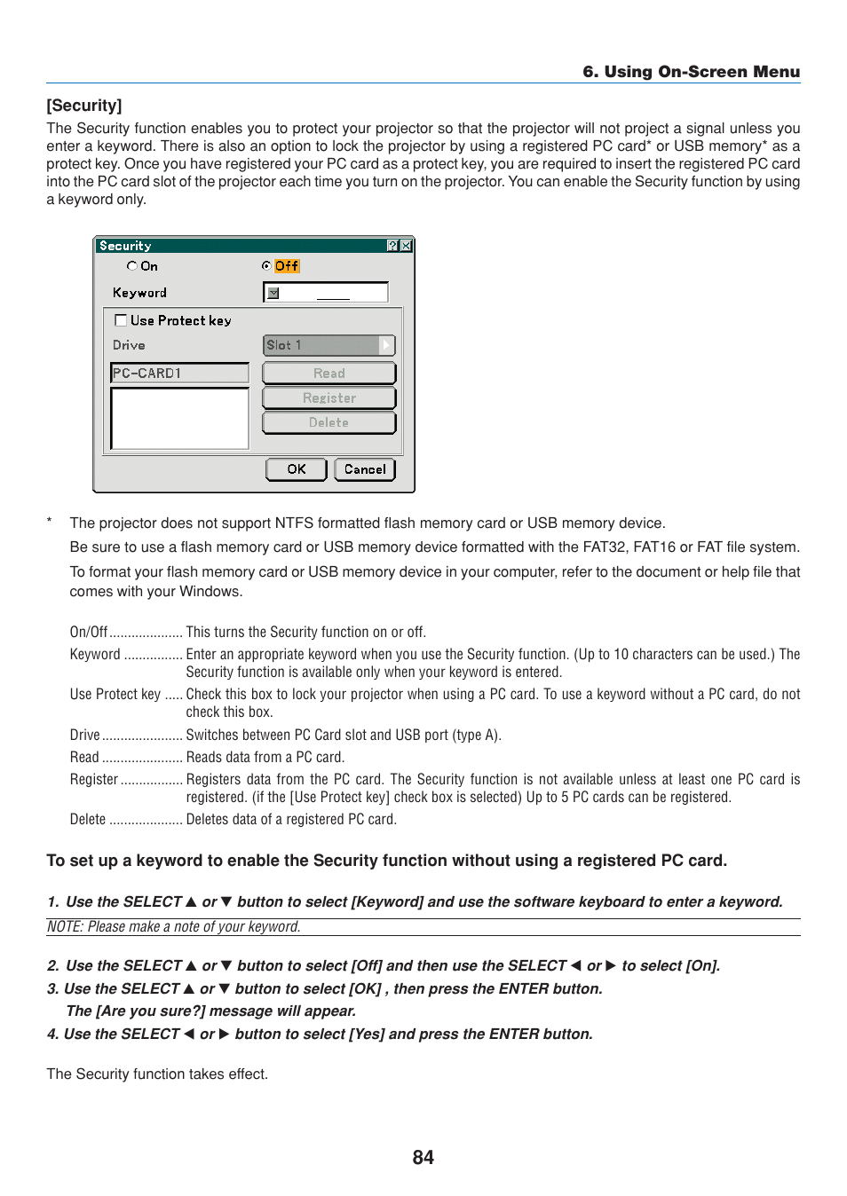 Security | Dukane 8808 User Manual | Page 94 / 178