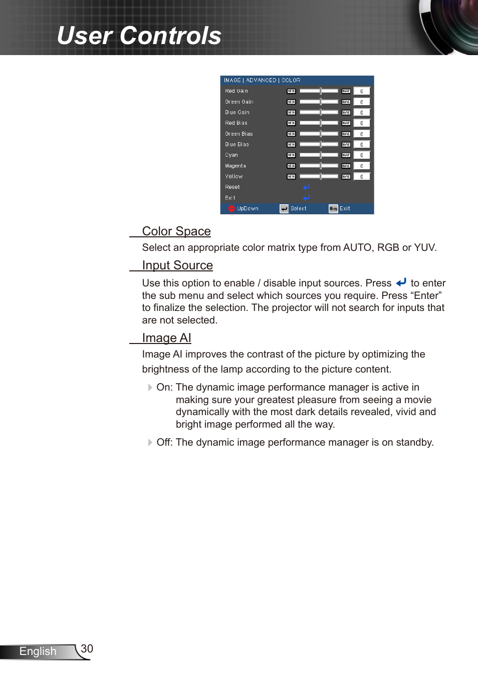 User controls | Dukane Data Video Recorder 8412 User Manual | Page 32 / 70