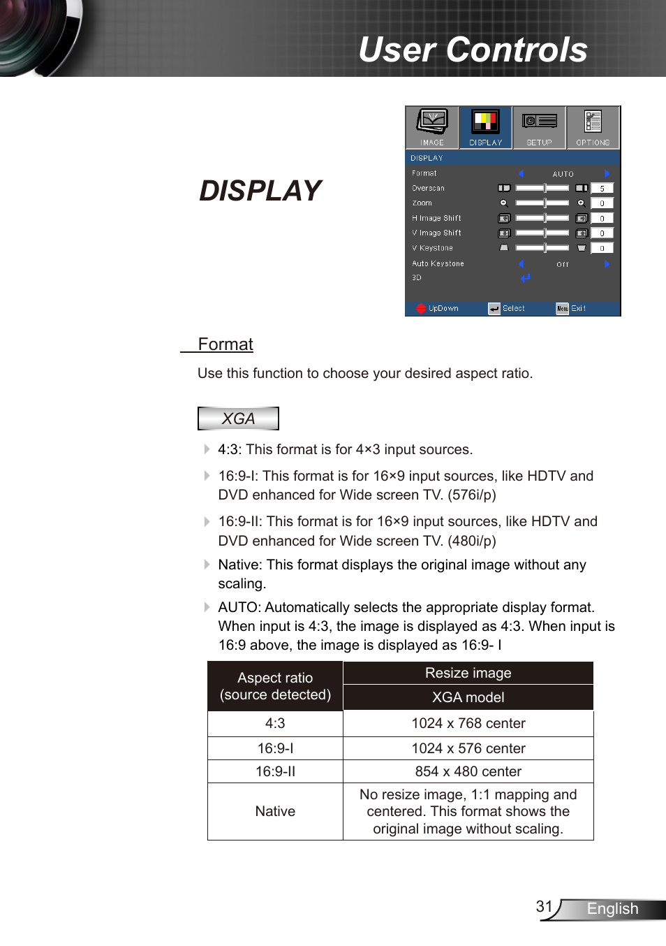 User controls, Display | Dukane Data Video Recorder 8412 User Manual | Page 33 / 70