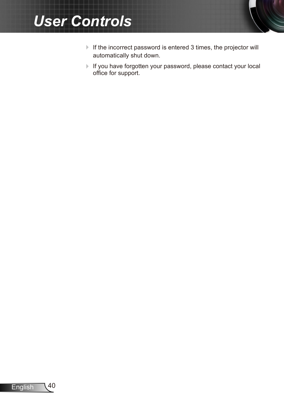 User controls | Dukane Data Video Recorder 8412 User Manual | Page 42 / 70