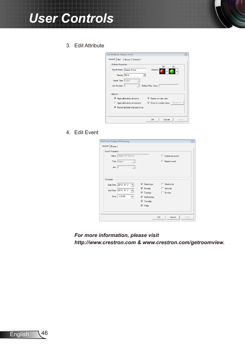 User controls | Dukane Data Video Recorder 8412 User Manual | Page 48 / 70