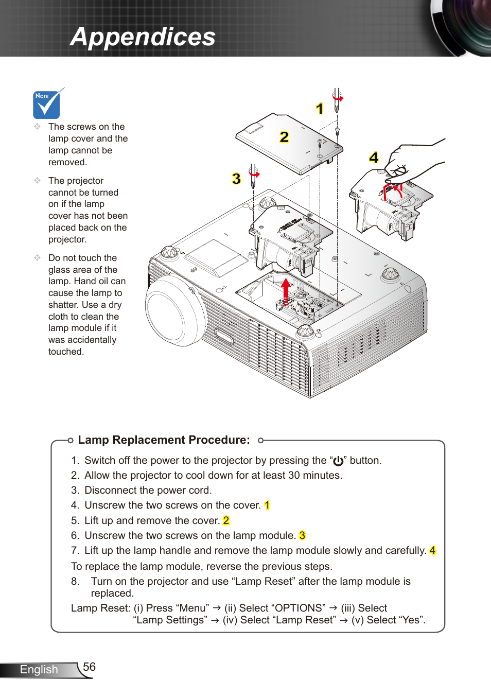 Appendices | Dukane Data Video Recorder 8412 User Manual | Page 58 / 70