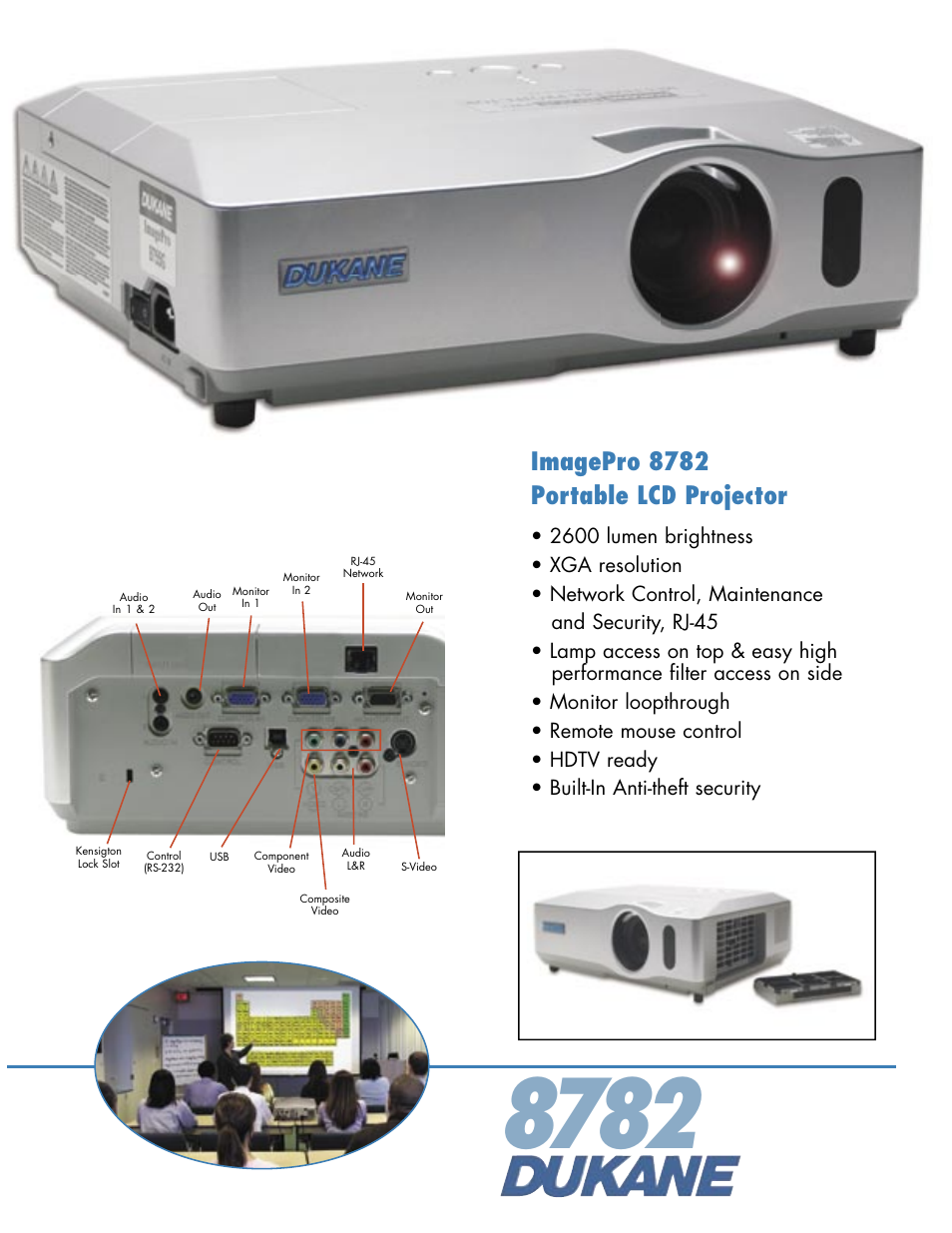 Dukane 8782 User Manual | 2 pages