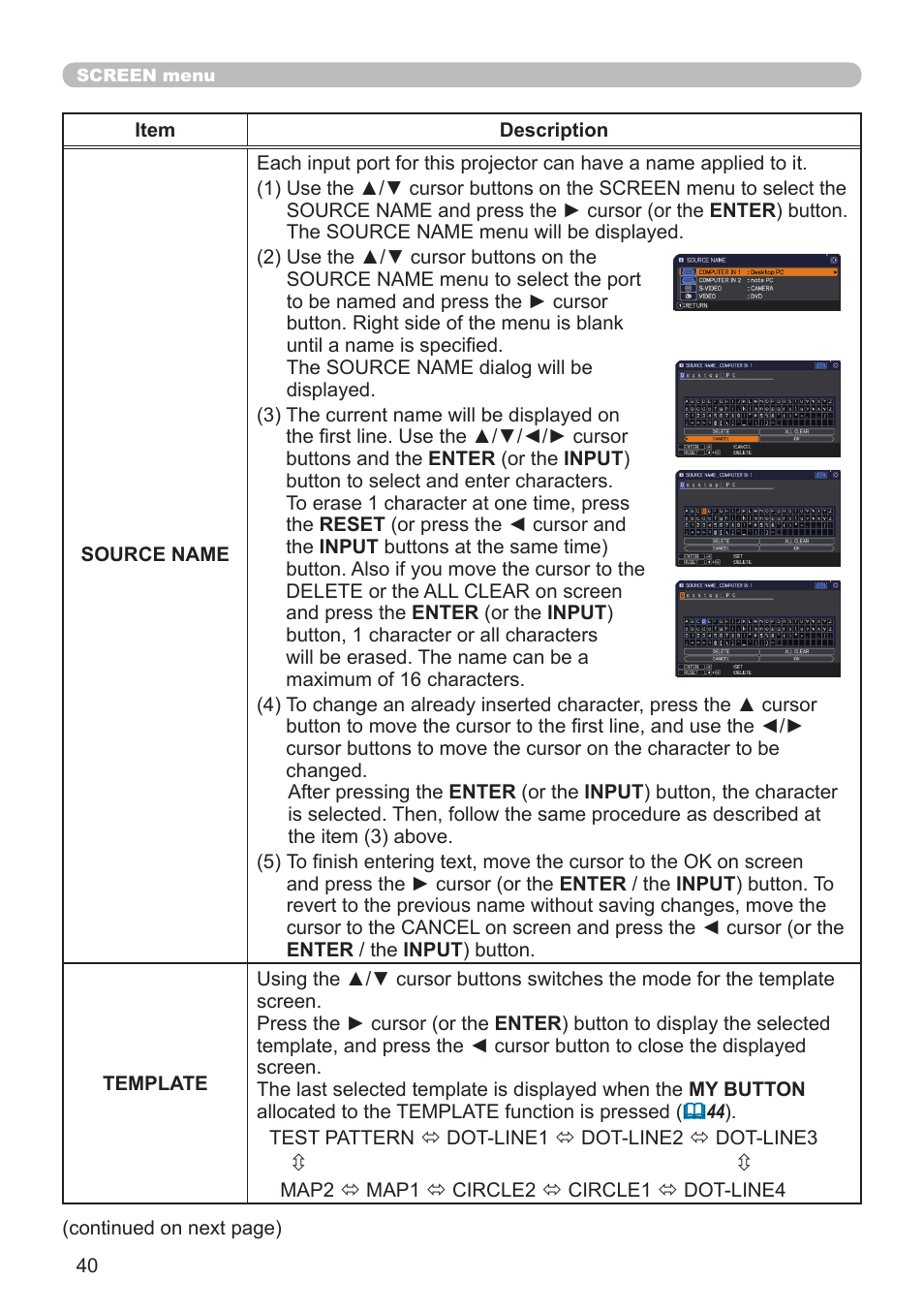 Dukane Projector 8110H User Manual | Page 40 / 65