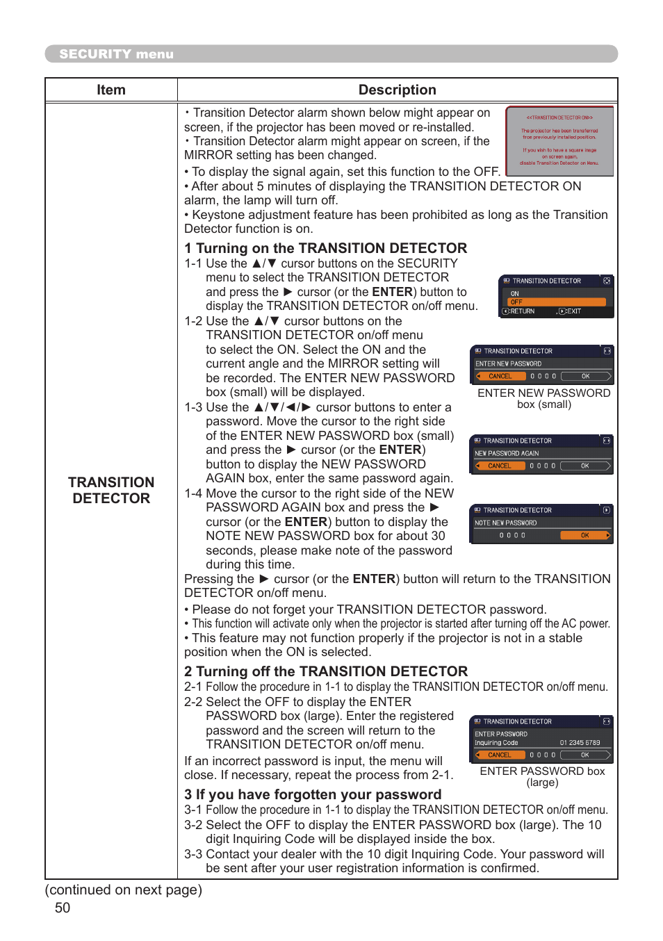 Dukane Projector 8110H User Manual | Page 50 / 65