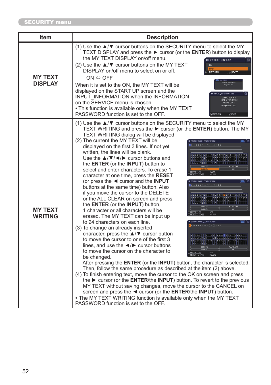 Dukane Projector 8110H User Manual | Page 52 / 65