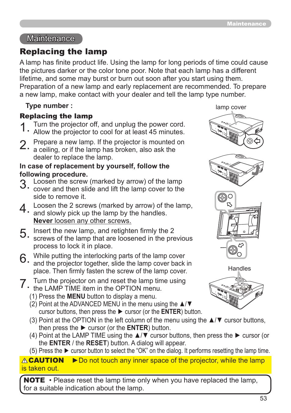 Dukane Projector 8110H User Manual | Page 53 / 65
