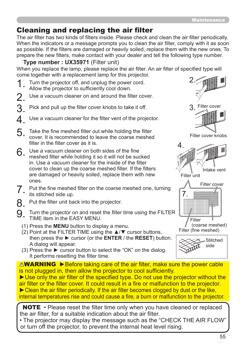 Dukane Projector 8110H User Manual | Page 55 / 65