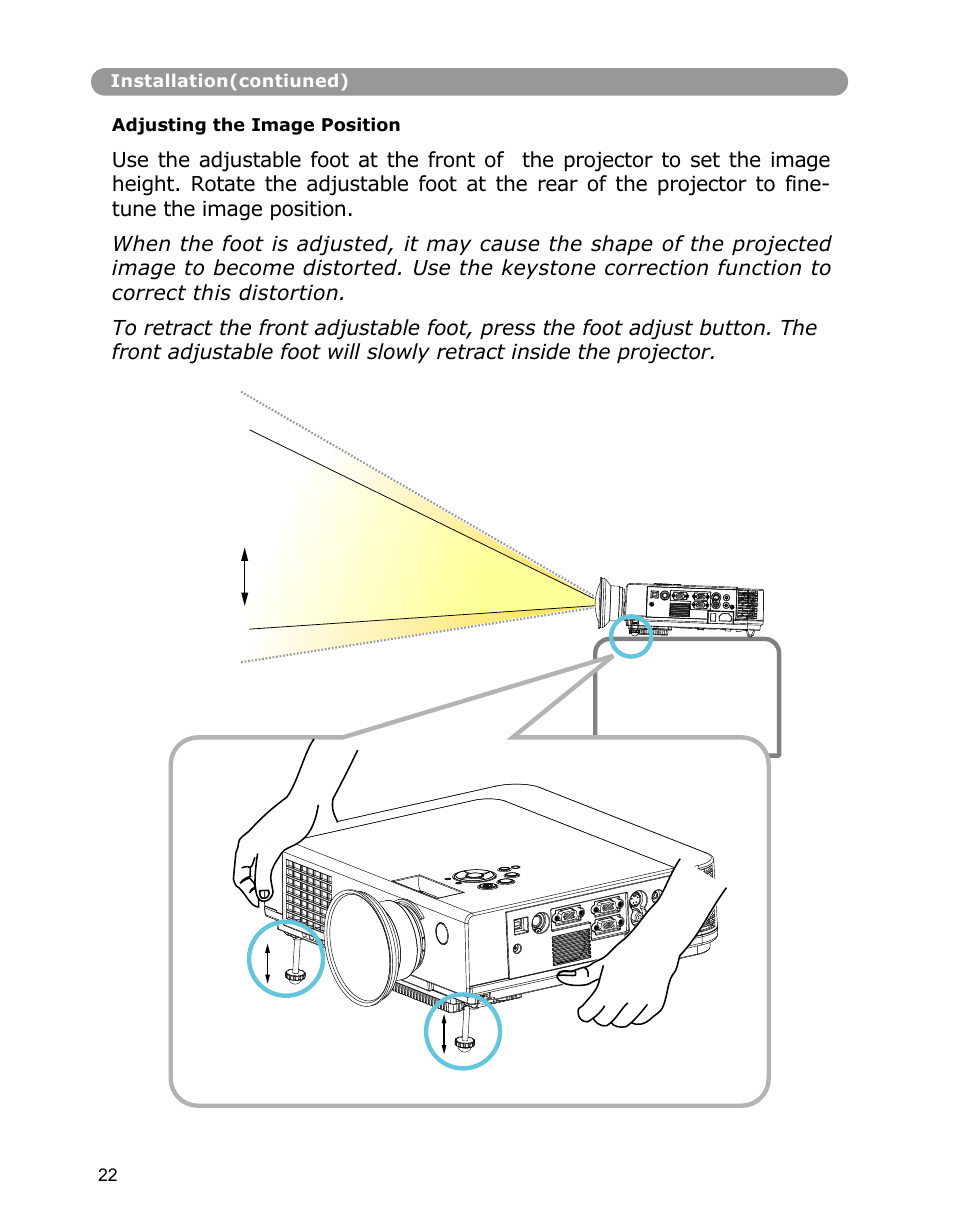 Dukane Digital-Multimedia Projector None User Manual | Page 22 / 52