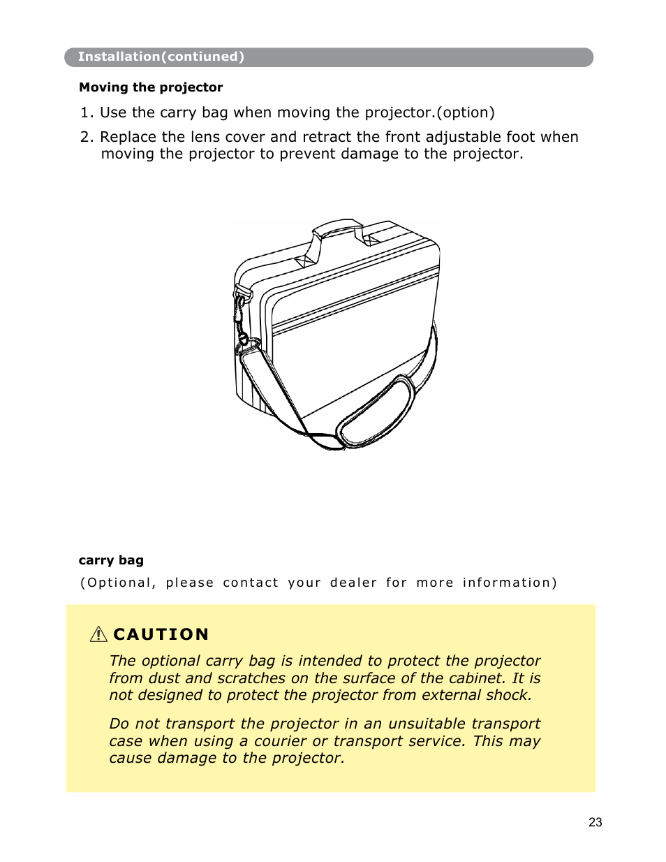 Dukane Digital-Multimedia Projector None User Manual | Page 23 / 52