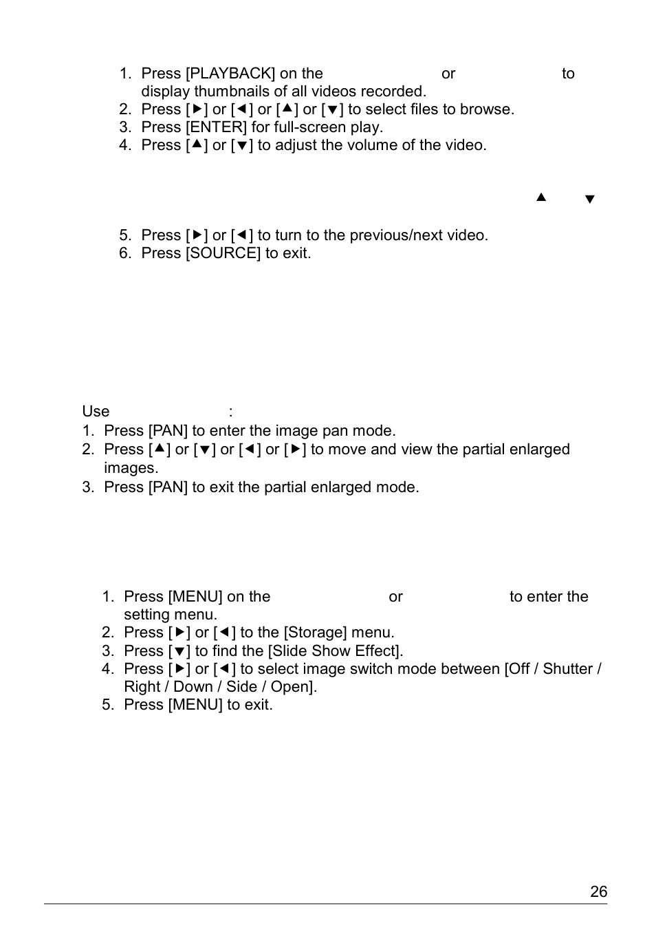 I would like to play the slides (slide show) | Dukane Document Camera DVP508 User Manual | Page 27 / 45
