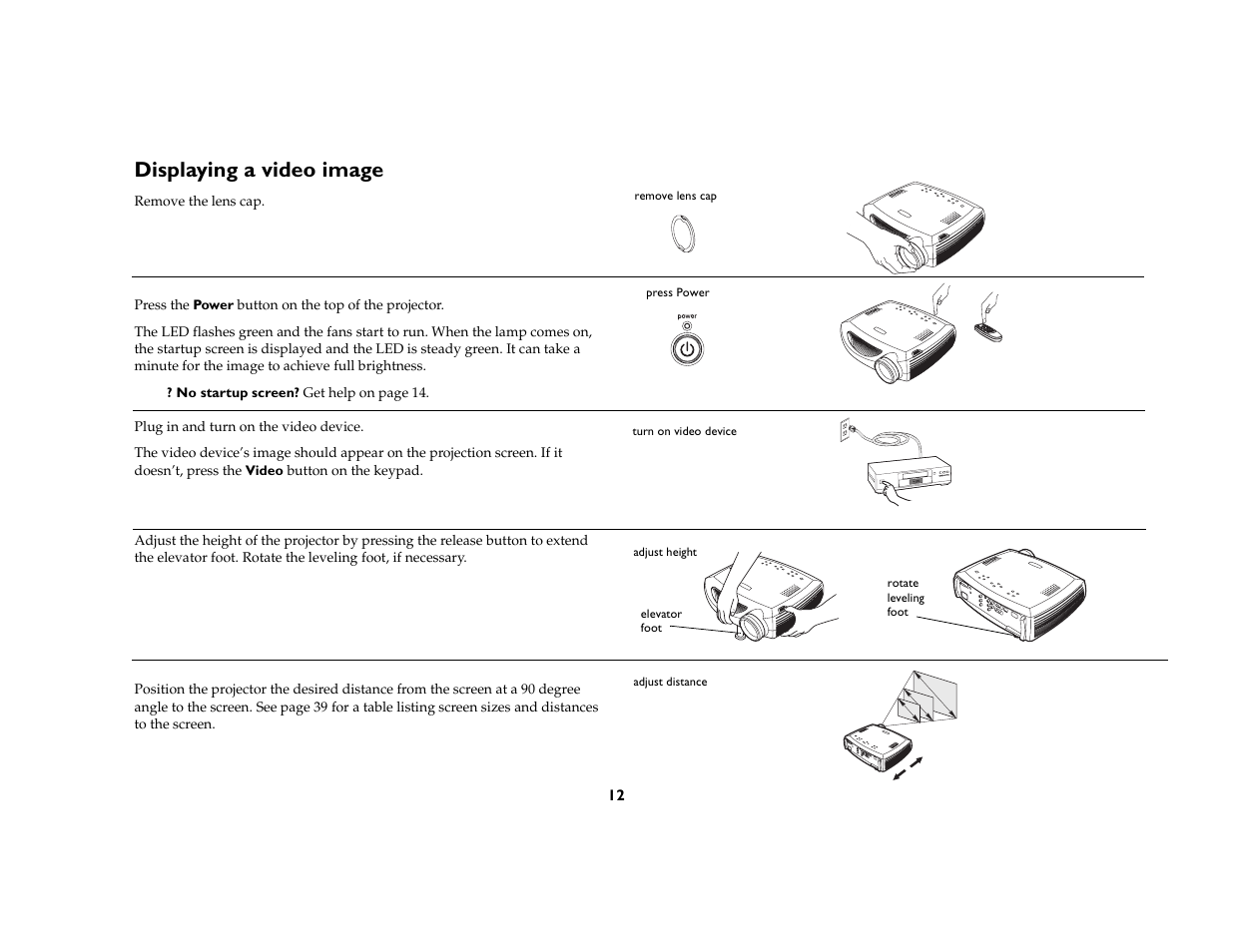 Displaying a video image | Dukane 28A8757 User Manual | Page 14 / 46