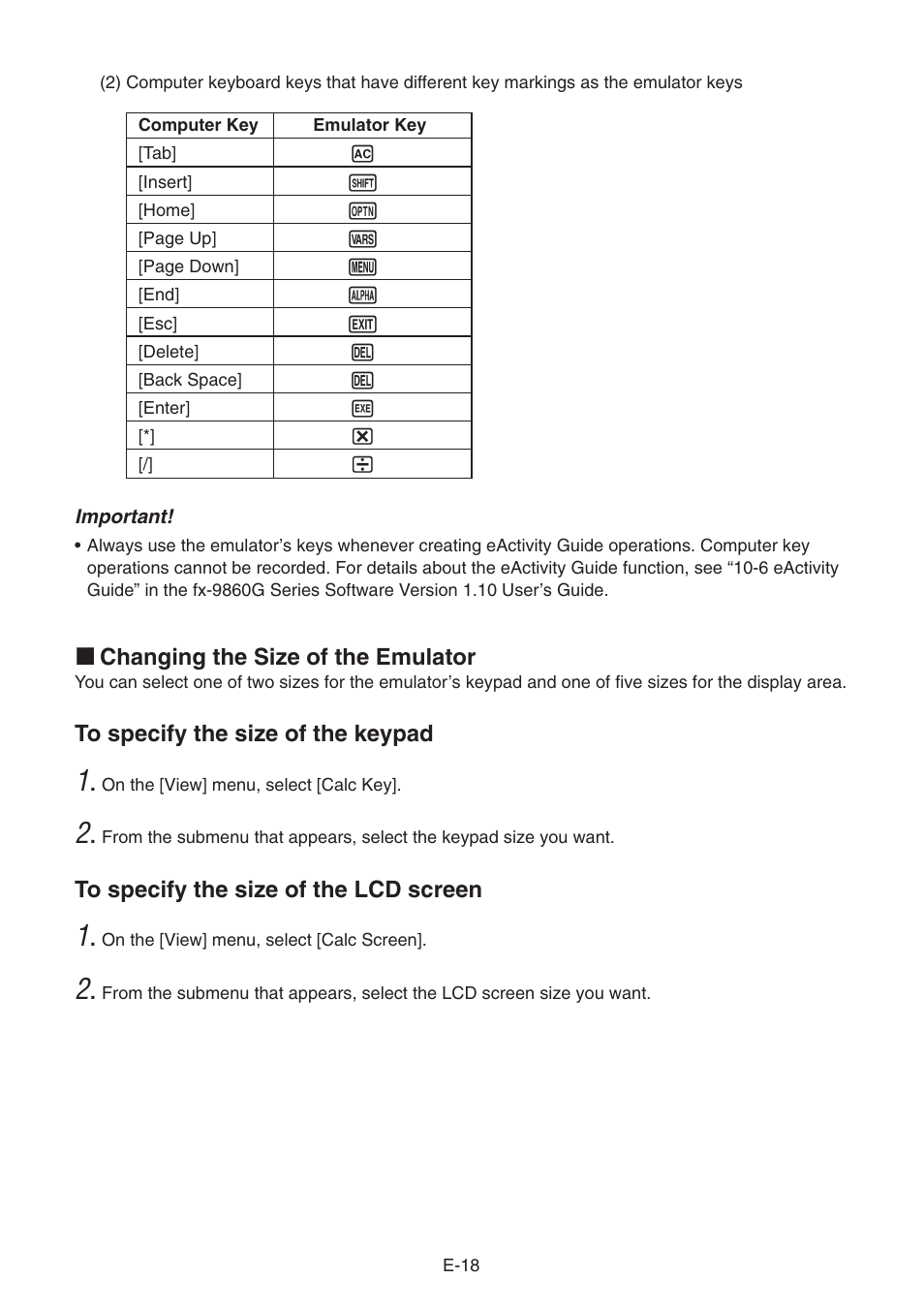 Casio fx-9860G SLIM Manager PLUS User Manual | Page 20 / 51