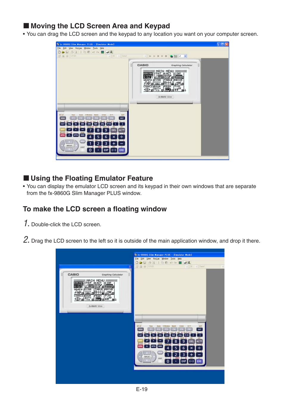 Casio fx-9860G SLIM Manager PLUS User Manual | Page 21 / 51