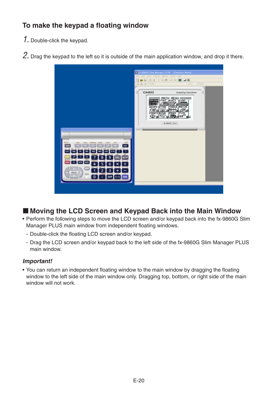 Casio fx-9860G SLIM Manager PLUS User Manual | Page 22 / 51