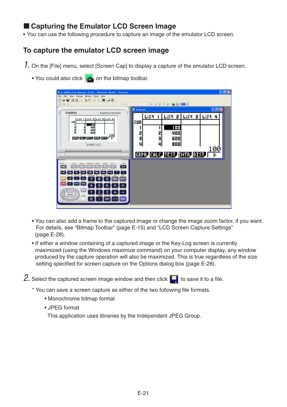 Casio fx-9860G SLIM Manager PLUS User Manual | Page 23 / 51