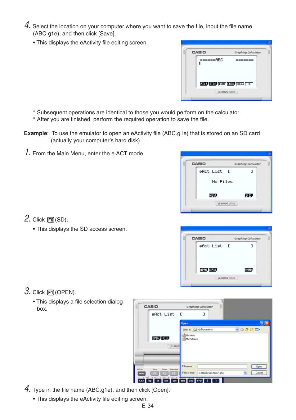 Casio fx-9860G SLIM Manager PLUS User Manual | Page 36 / 51