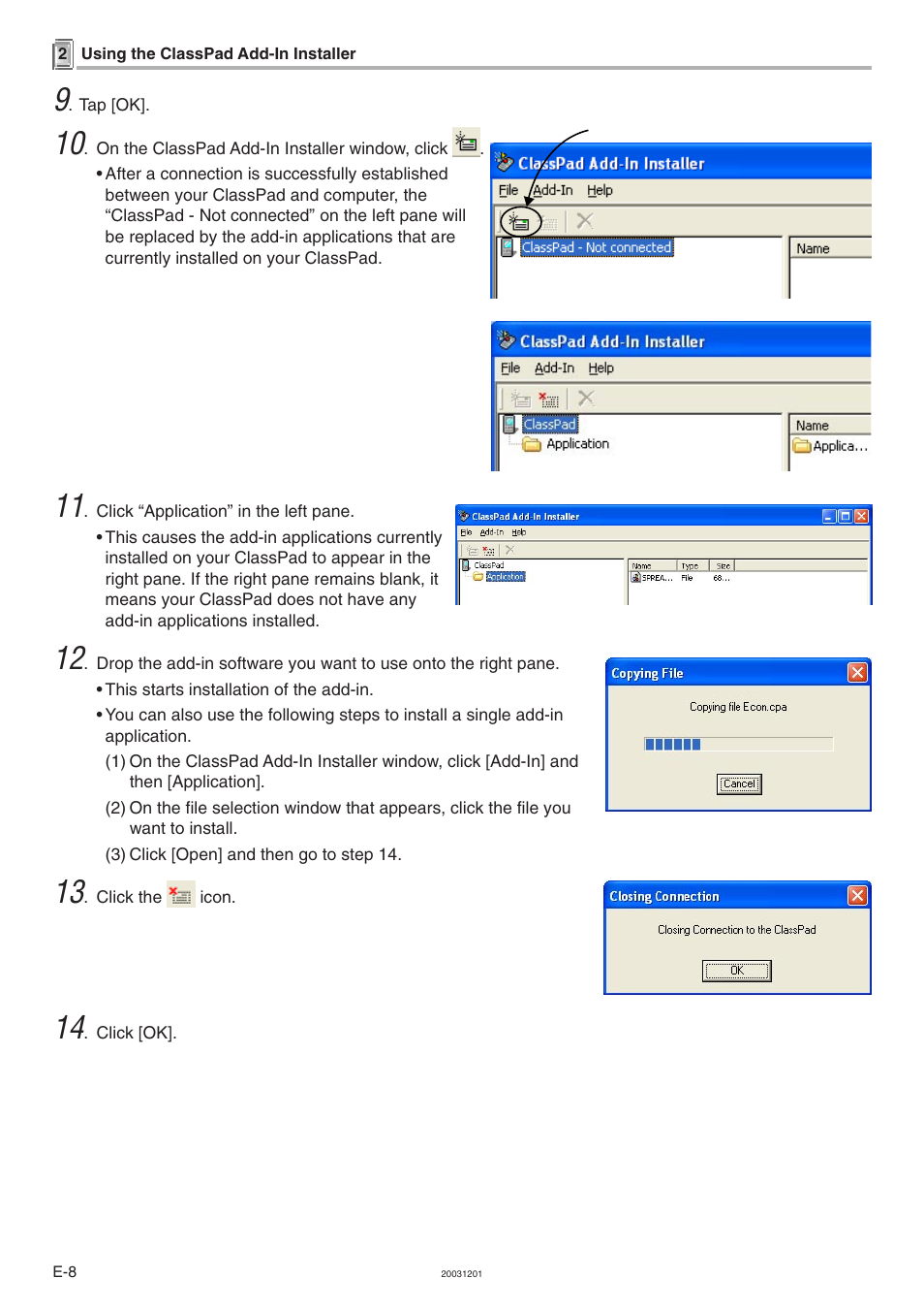 Casio ClassPad 300 User Manual | Page 9 / 18