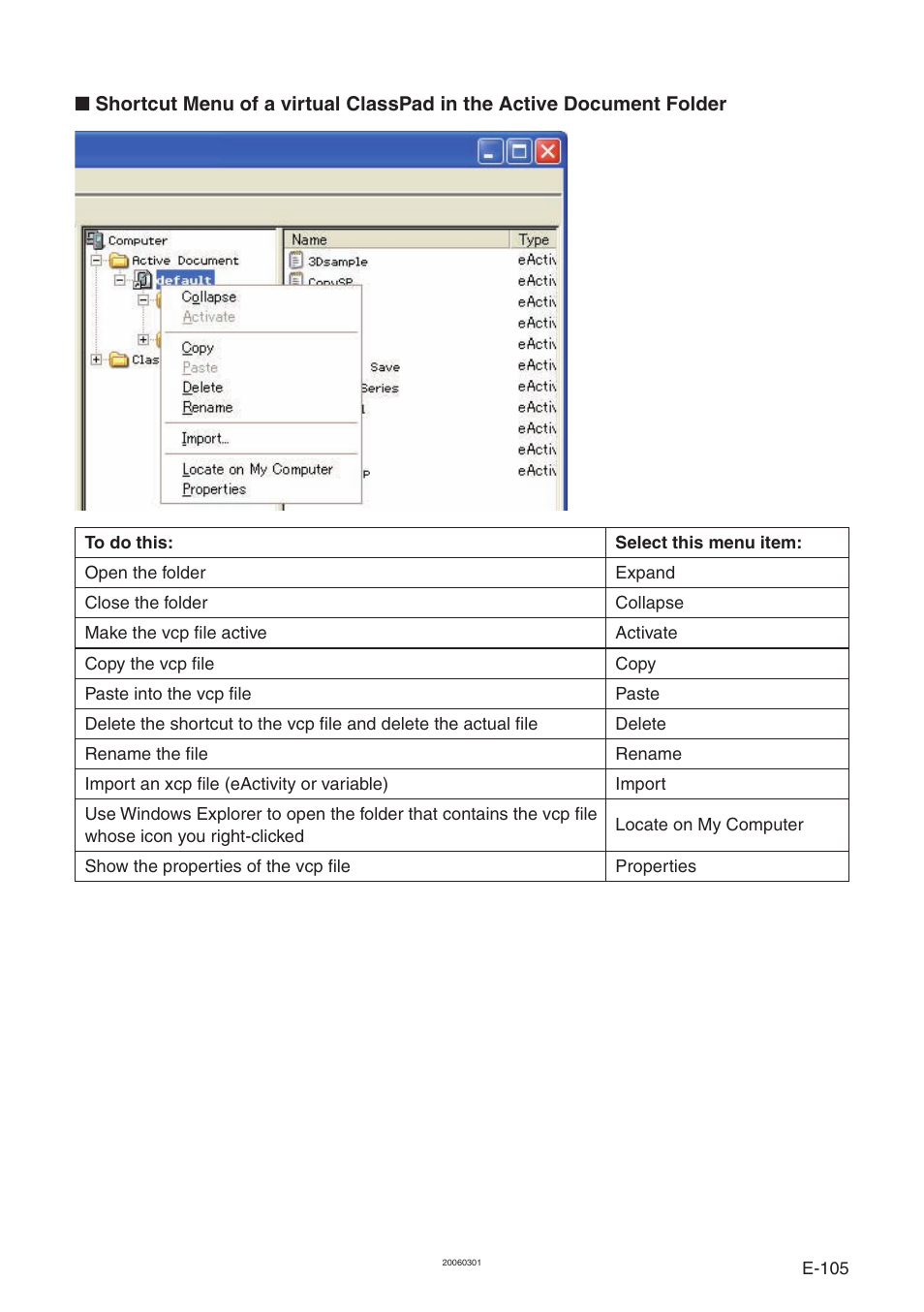 Casio ClassPad Manager Version 3.0 User Manual | Page 107 / 113
