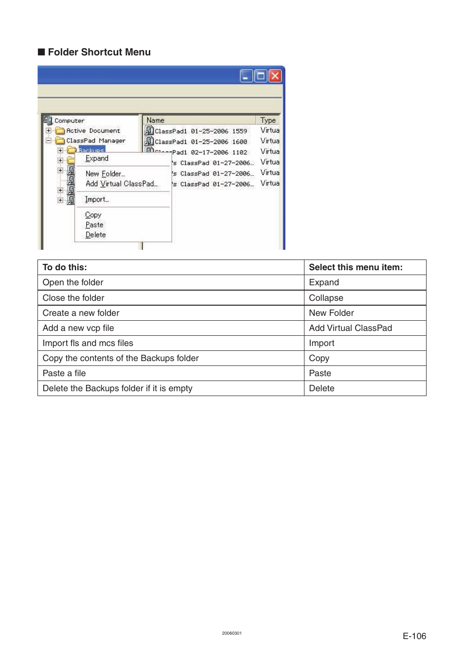 Casio ClassPad Manager Version 3.0 User Manual | Page 108 / 113