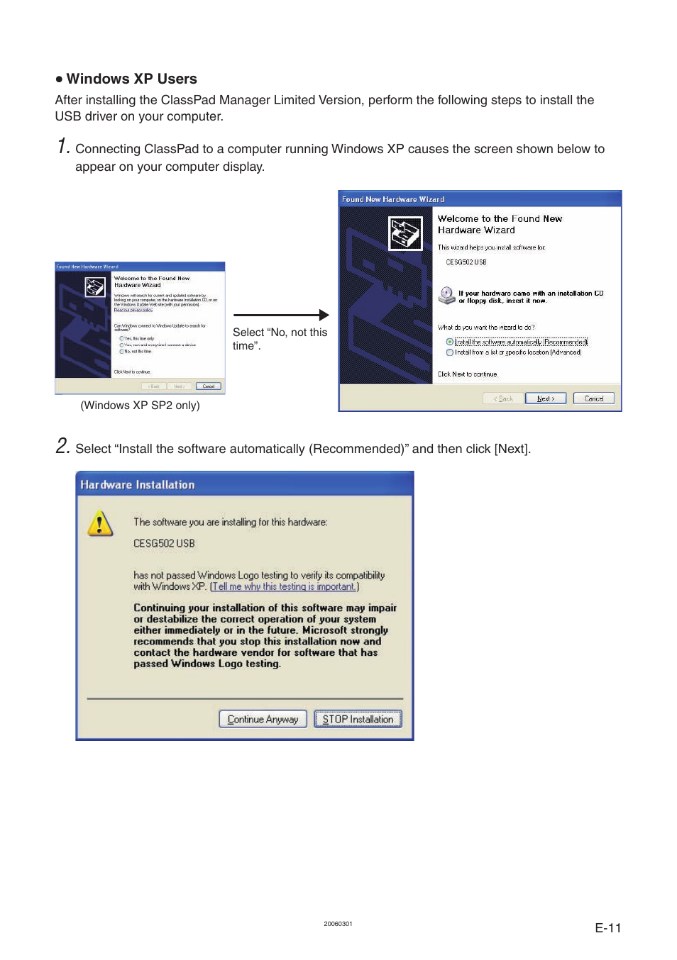 Casio ClassPad Manager Version 3.0 User Manual | Page 13 / 113
