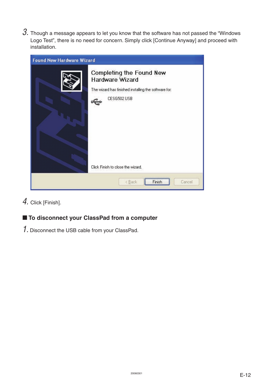 Casio ClassPad Manager Version 3.0 User Manual | Page 14 / 113