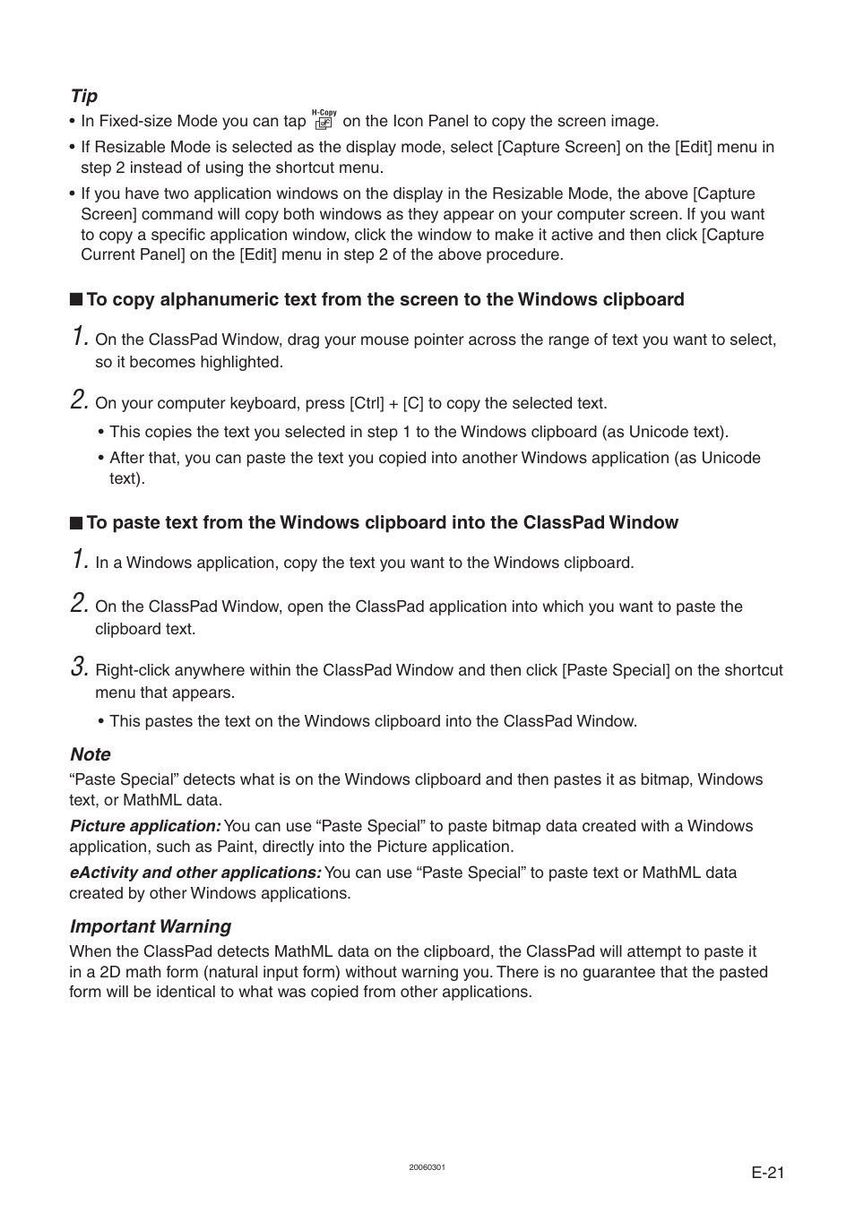 Casio ClassPad Manager Version 3.0 User Manual | Page 23 / 113