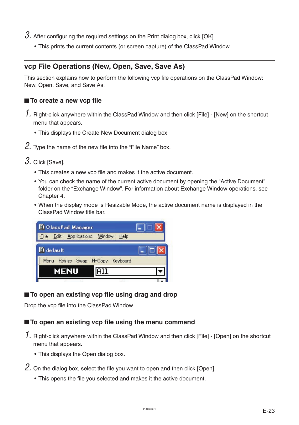 Casio ClassPad Manager Version 3.0 User Manual | Page 25 / 113