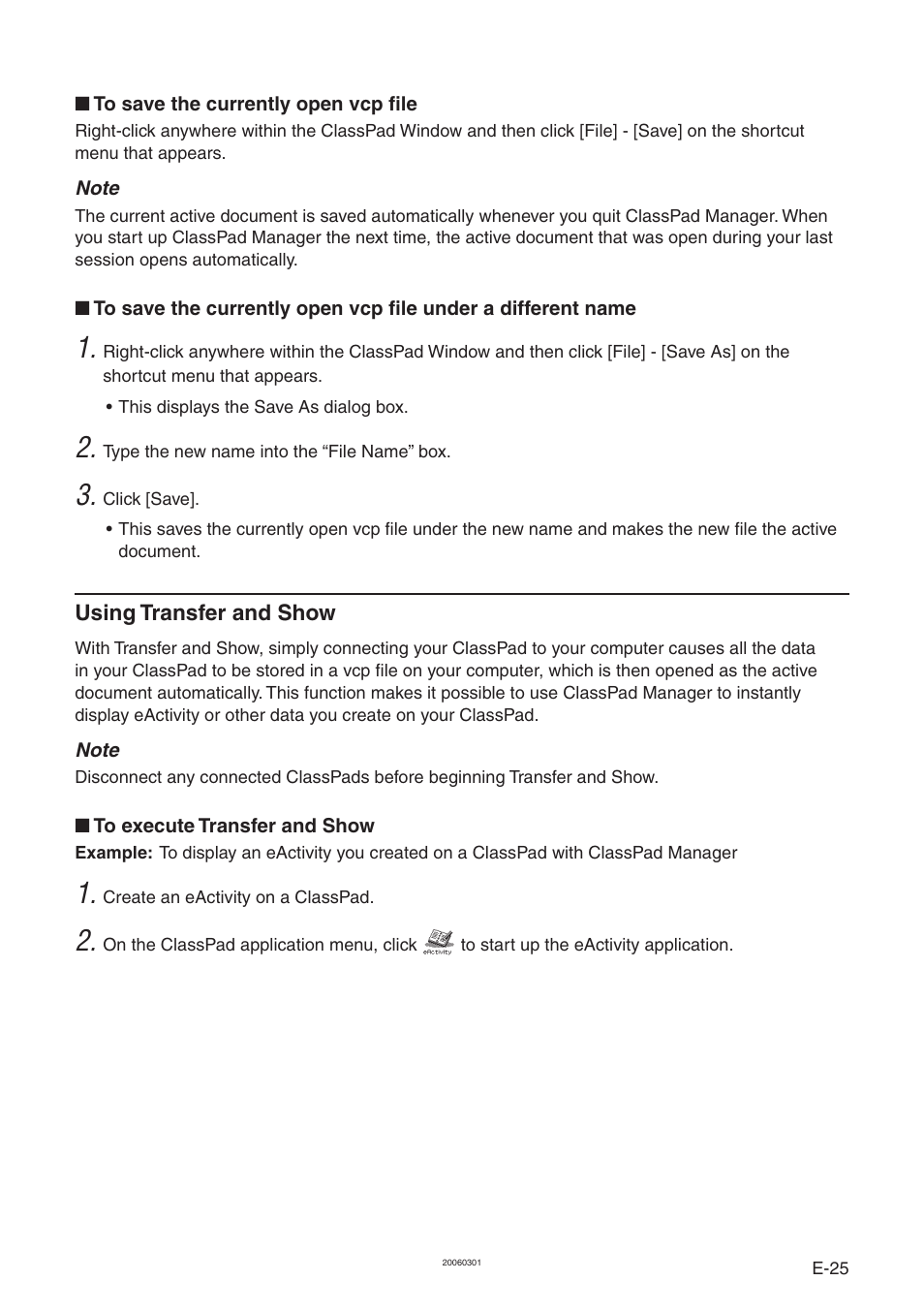 Casio ClassPad Manager Version 3.0 User Manual | Page 27 / 113