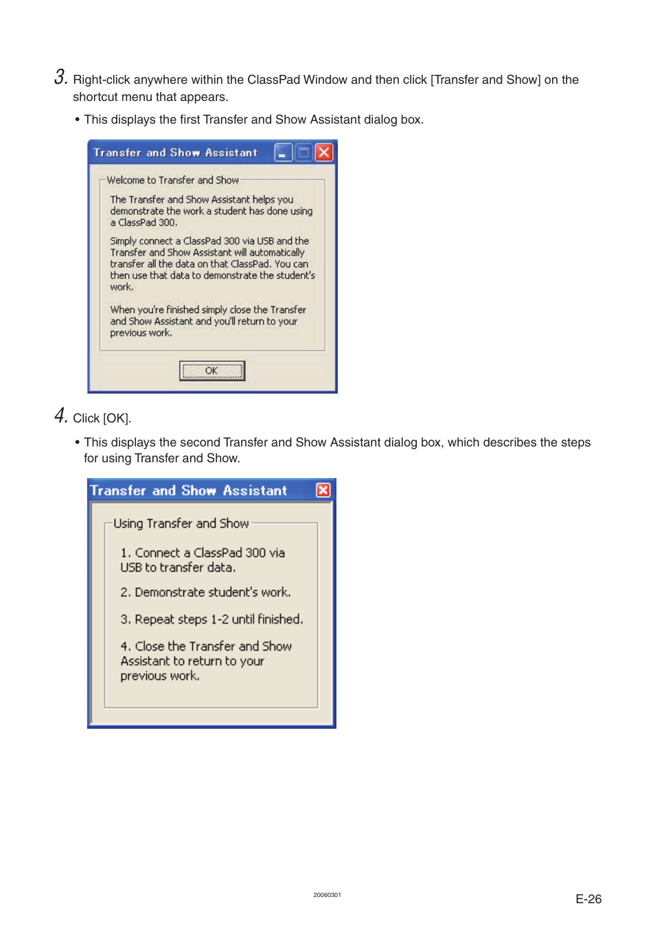 Casio ClassPad Manager Version 3.0 User Manual | Page 28 / 113