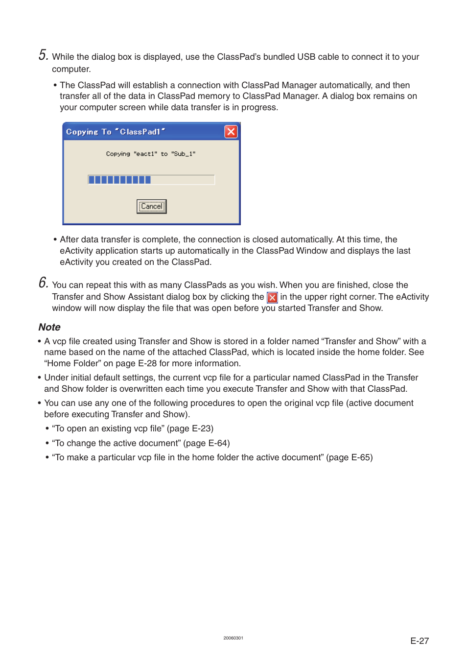 Casio ClassPad Manager Version 3.0 User Manual | Page 29 / 113