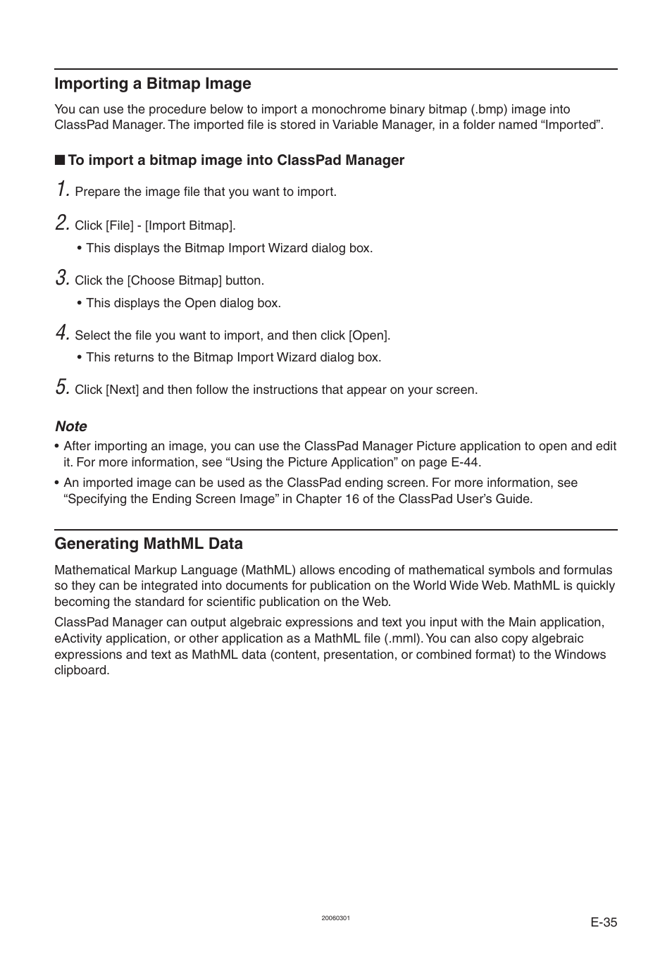 Casio ClassPad Manager Version 3.0 User Manual | Page 37 / 113