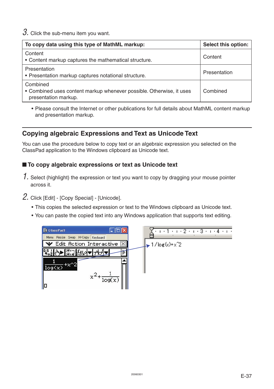 Casio ClassPad Manager Version 3.0 User Manual | Page 39 / 113