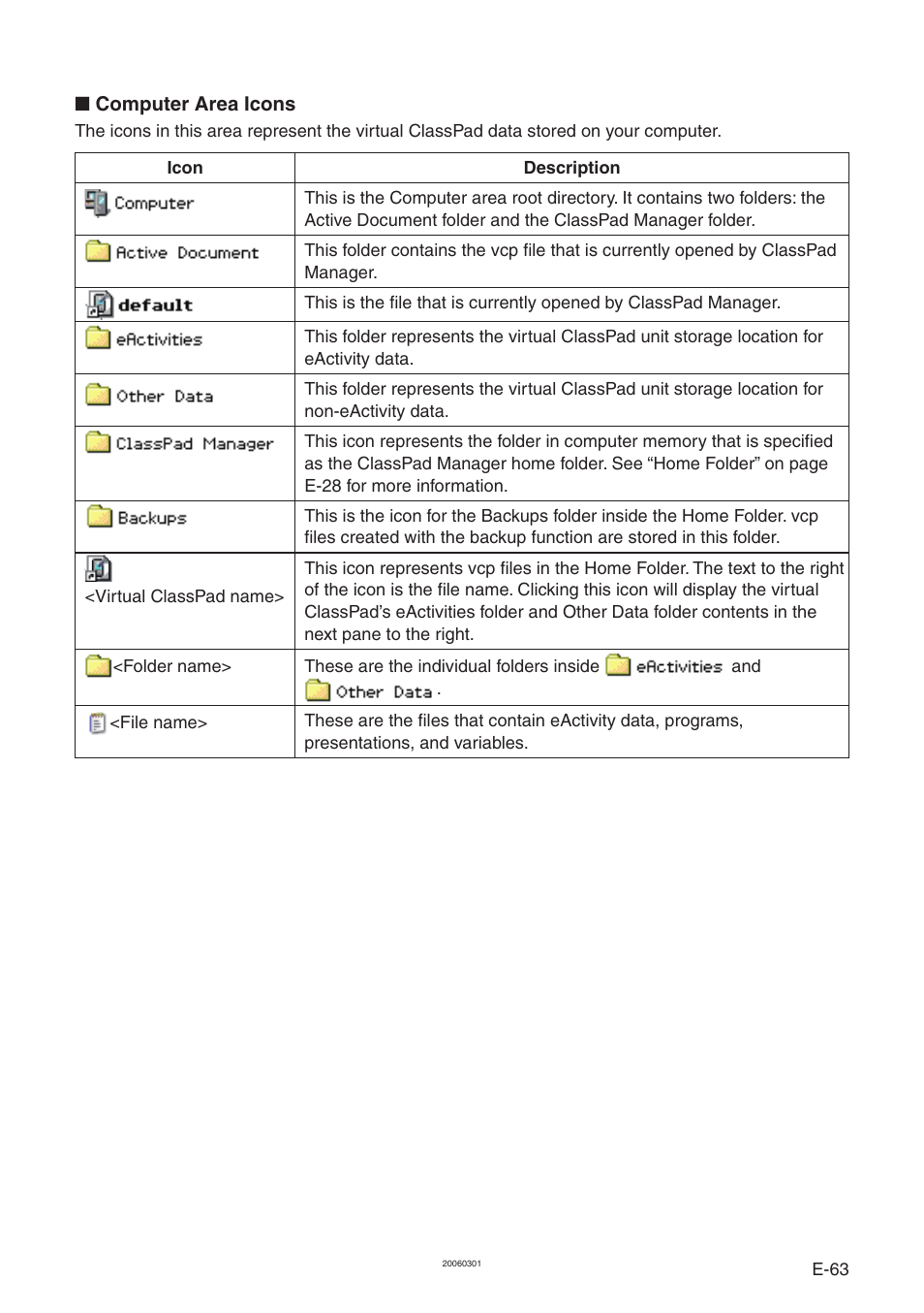 Casio ClassPad Manager Version 3.0 User Manual | Page 65 / 113