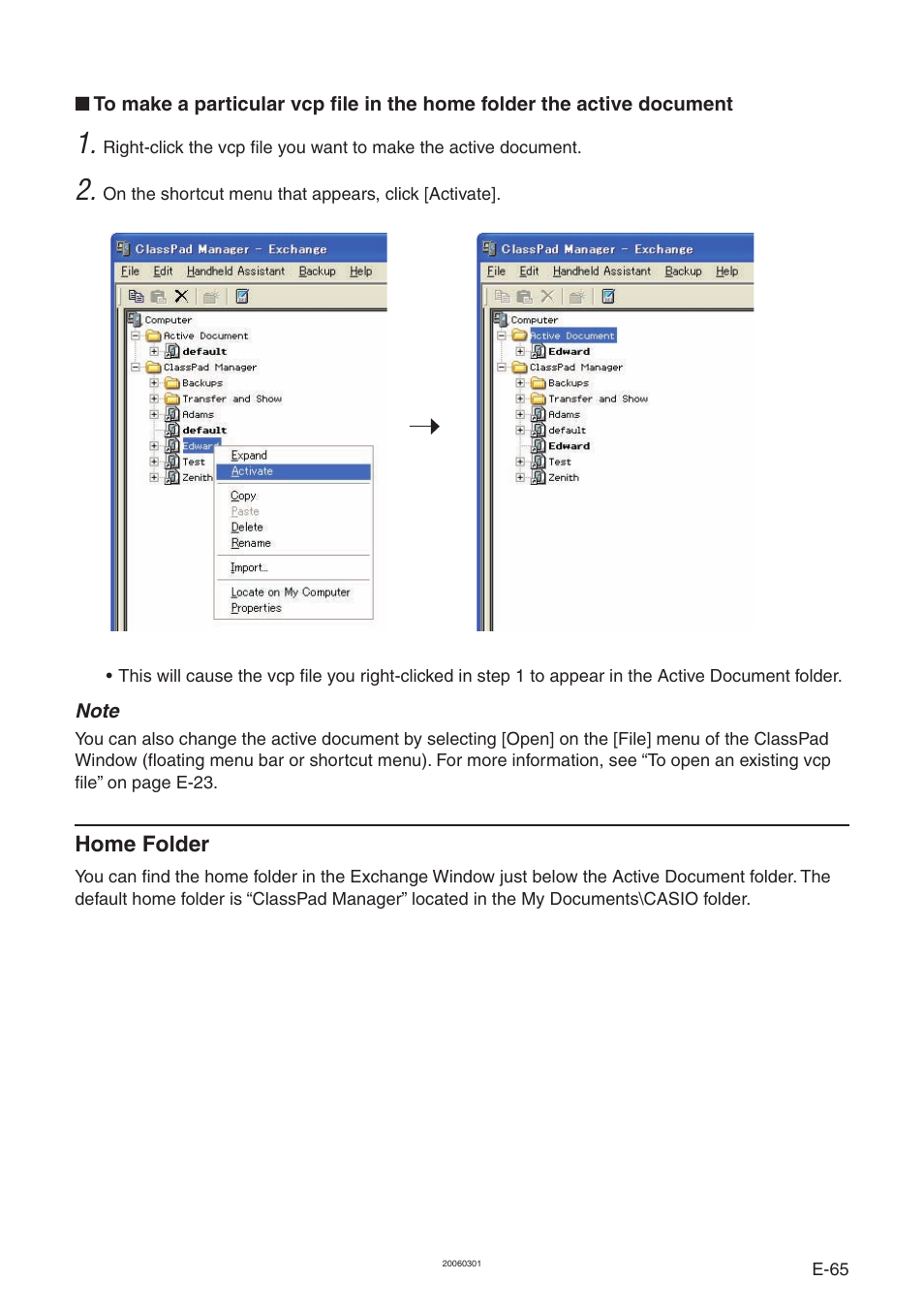Casio ClassPad Manager Version 3.0 User Manual | Page 67 / 113