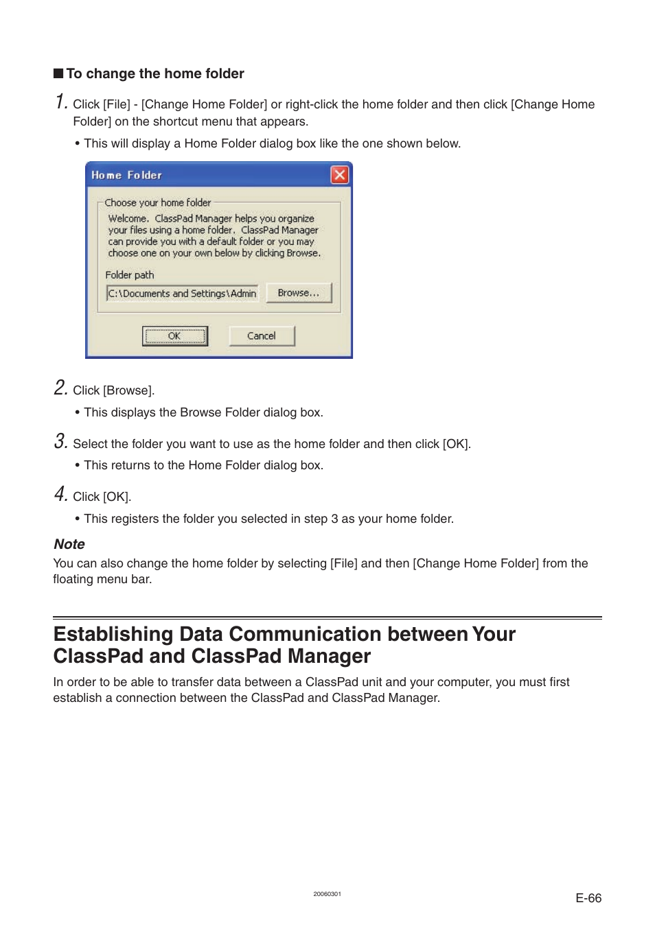 Casio ClassPad Manager Version 3.0 User Manual | Page 68 / 113