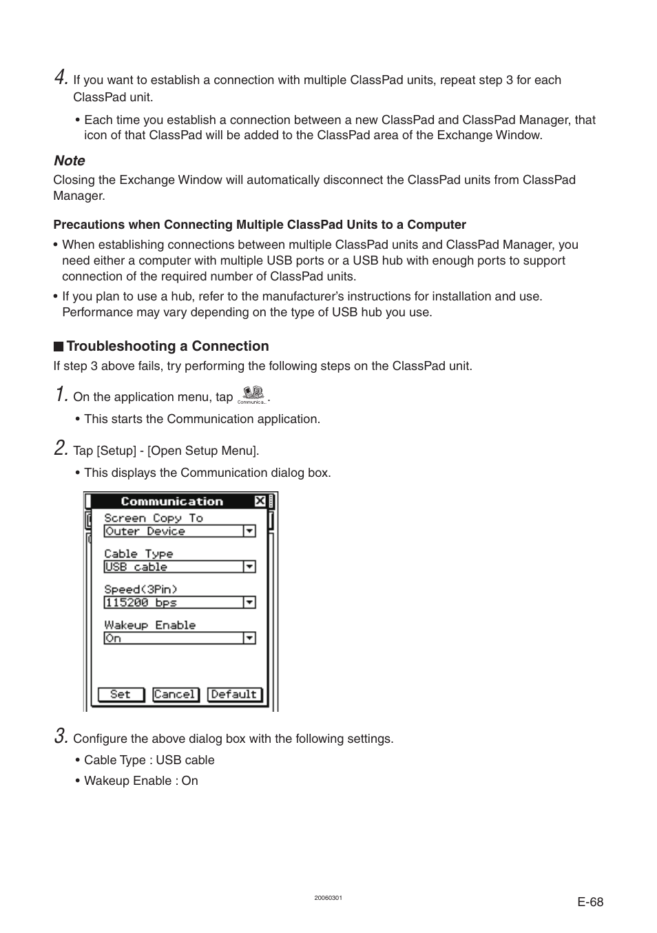 Casio ClassPad Manager Version 3.0 User Manual | Page 70 / 113