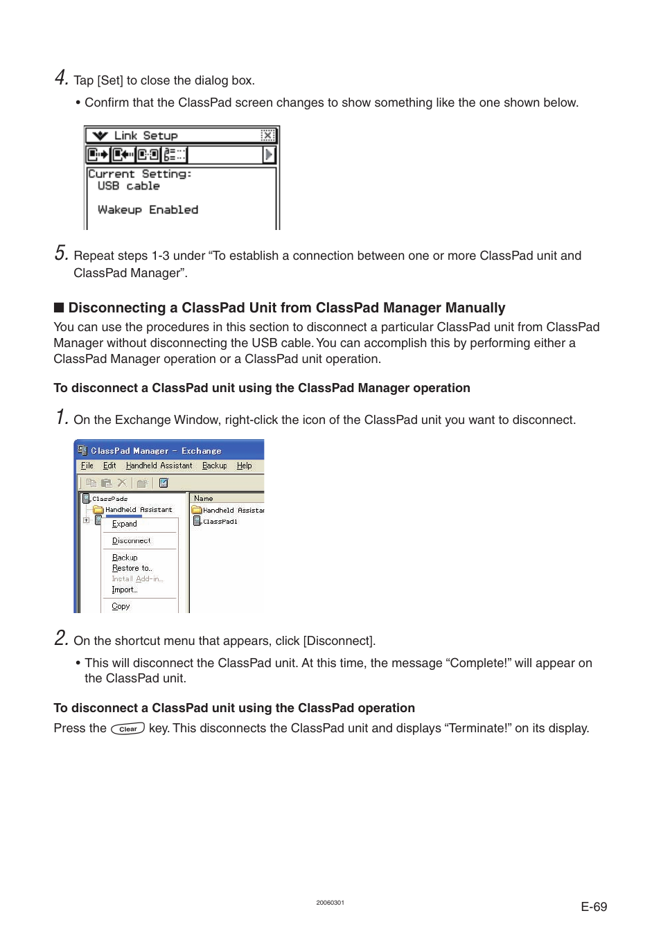 Casio ClassPad Manager Version 3.0 User Manual | Page 71 / 113