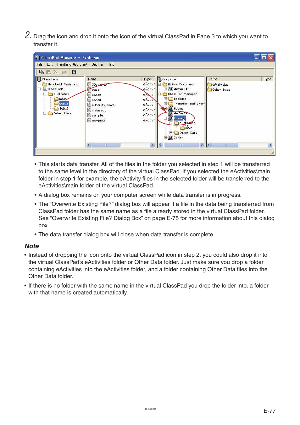 Casio ClassPad Manager Version 3.0 User Manual | Page 79 / 113