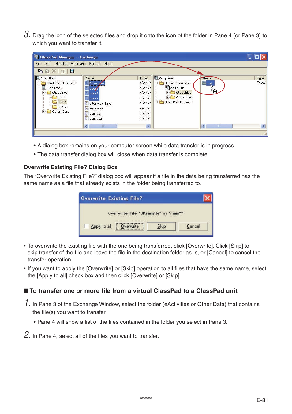 Casio ClassPad Manager Version 3.0 User Manual | Page 83 / 113