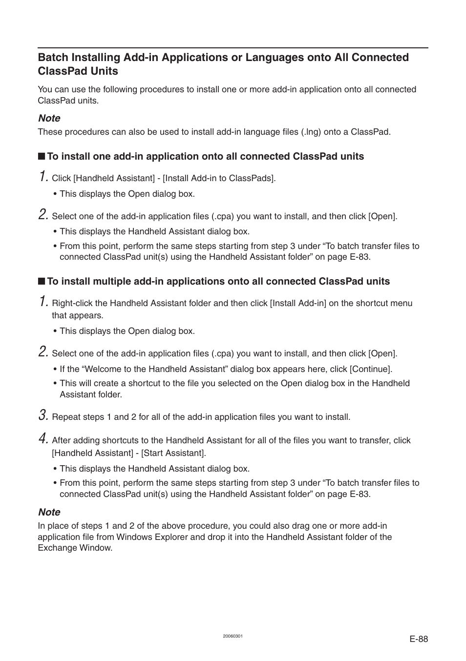 Casio ClassPad Manager Version 3.0 User Manual | Page 90 / 113