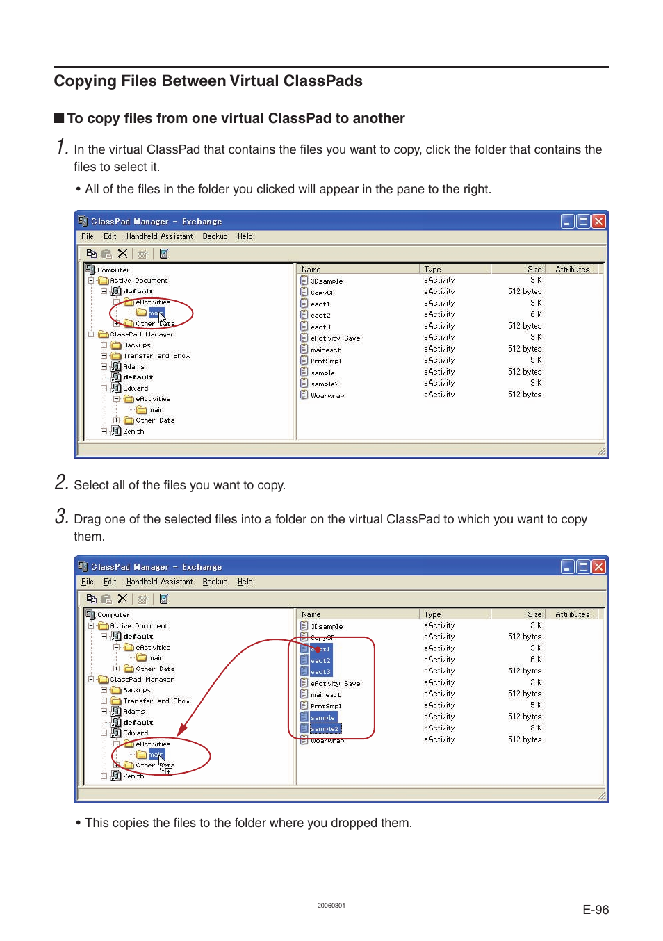 Casio ClassPad Manager Version 3.0 User Manual | Page 98 / 113
