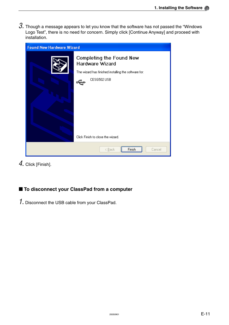 Casio ClassPad Manager Version 2.2 User Manual | Page 13 / 59