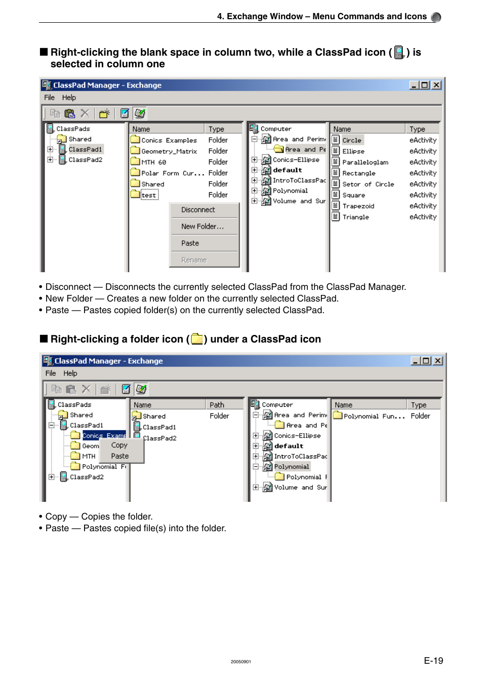 Casio ClassPad Manager Version 2.2 User Manual | Page 21 / 59